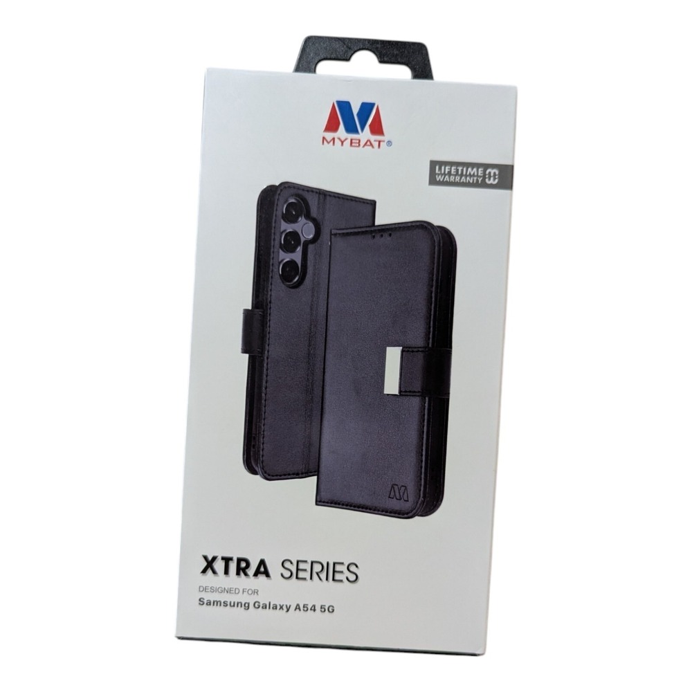 Q9. Mybat Xtra Series My Jacket Wallet Case For Samsung Galaxy A54‎ 5G - Black